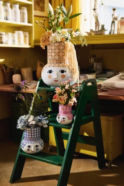 Jarrón Olga 20 cm, Azul