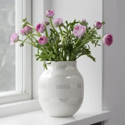 Jarrón Omaggio perla, mediano