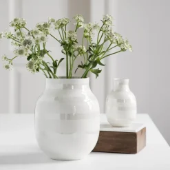 Jarrón Omaggio perla, mediano