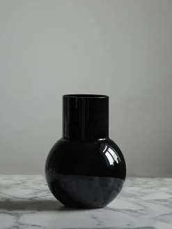 Jarrón Pallo, negro 20 cm