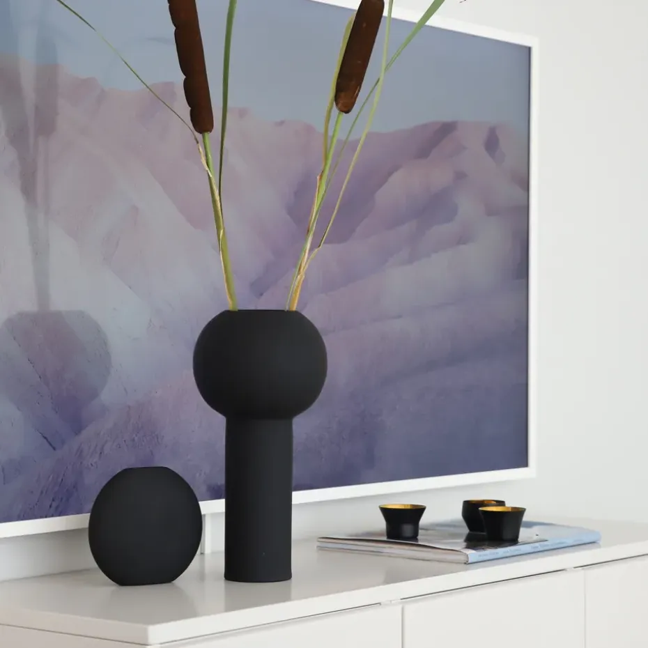 Jarrón Pastille 15 cm, Black