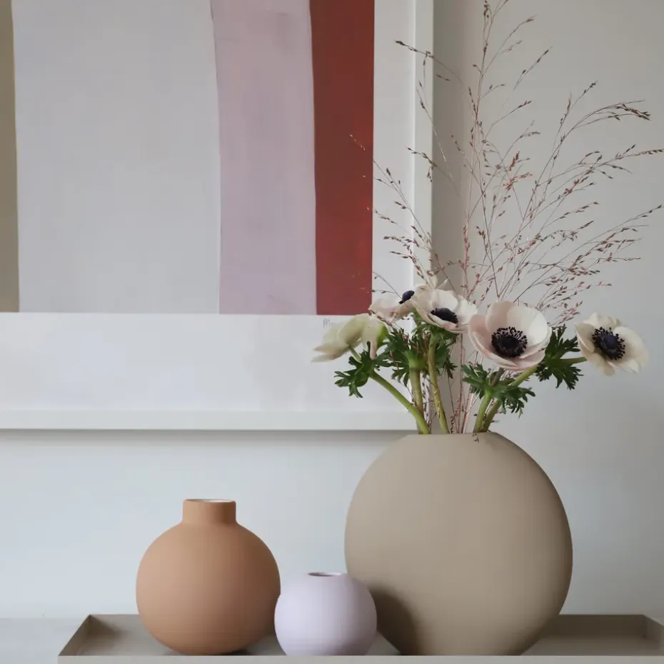 Jarrón Pastille 20 cm, Sand