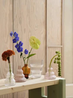 Jarrón Pavilion oscuro 134 mm, Ámbar