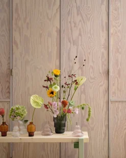 Jarrón Pavilion oscuro 134 mm, Ámbar