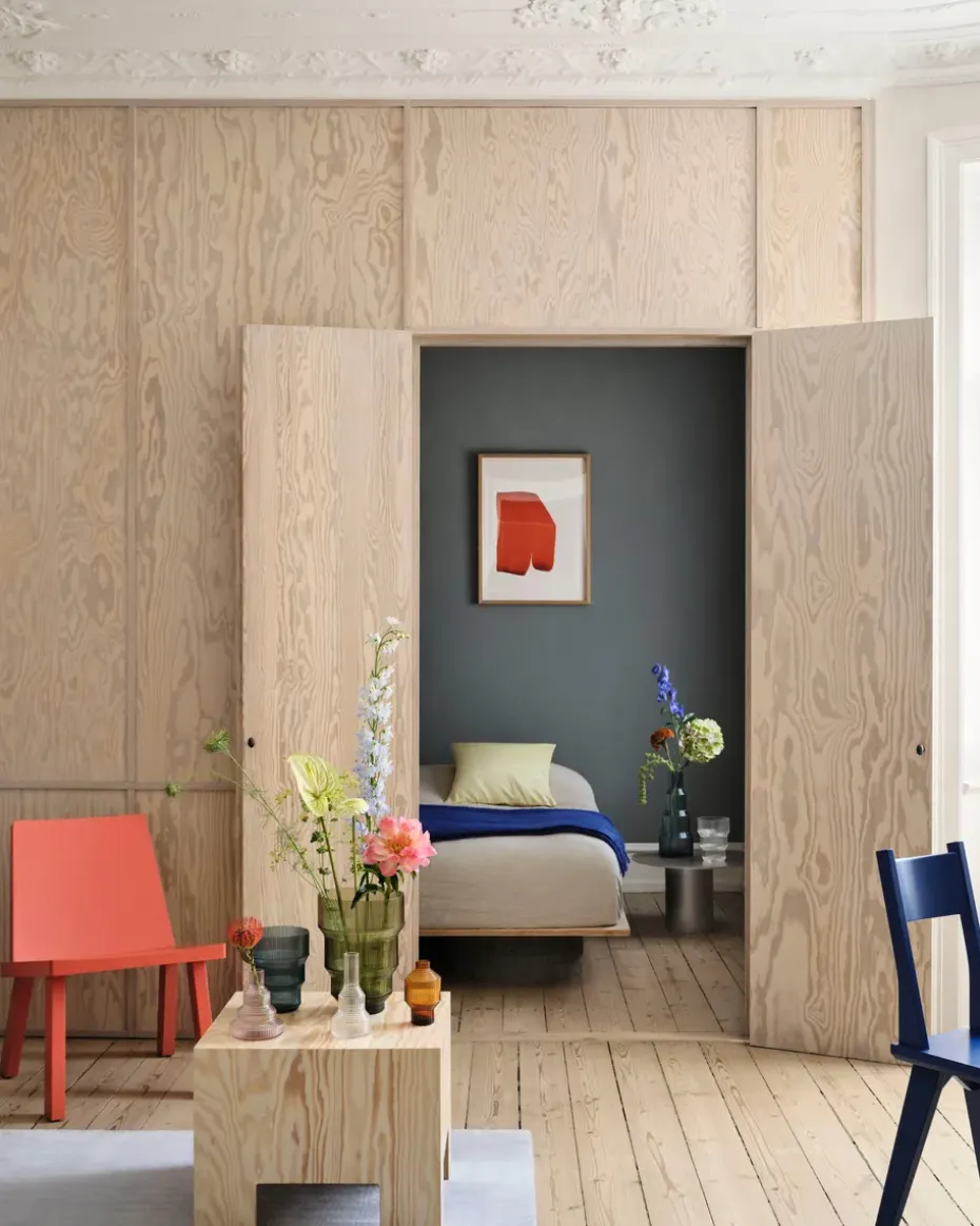 Jarrón Pavilion oscuro 134 mm, Ámbar