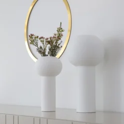 Jarrón Pillar 24 cm, White