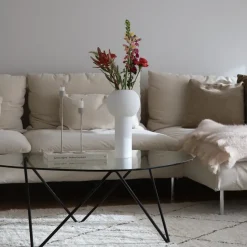 Jarrón Pillar 32 cm, White