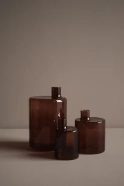 Jarrón Pipe 14 cm, Dark red