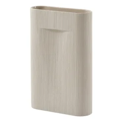 Jarrón Ridge 48,5 cm, Beige