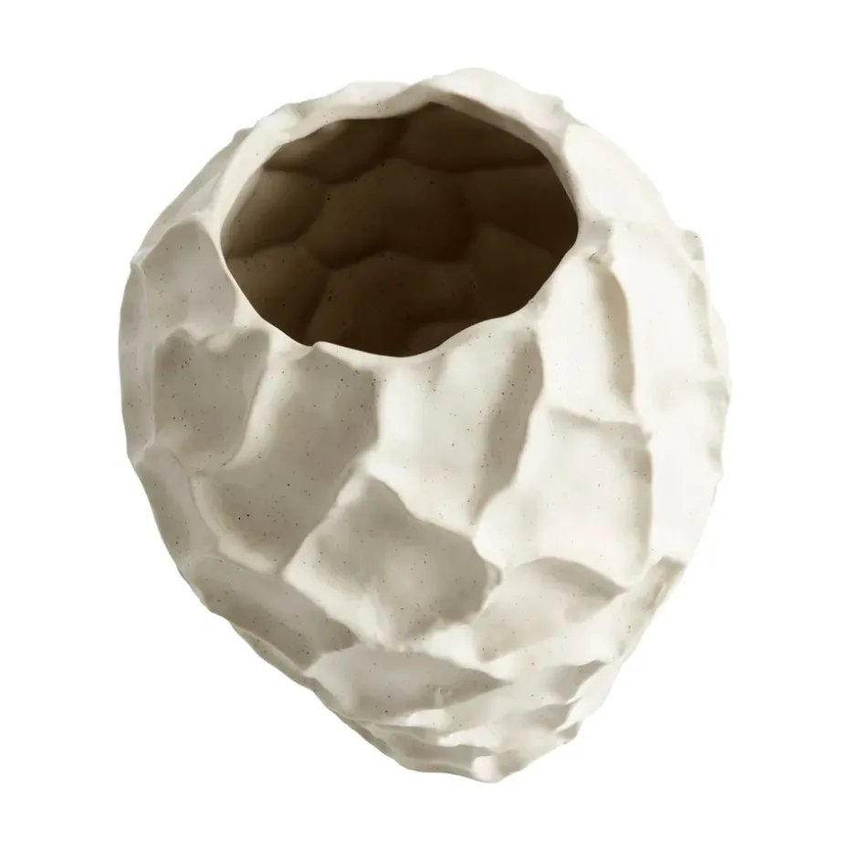 Jarrón Soil 21,5 cm, Vanilla