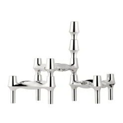 Jarrón STOFF Nagel BMF, Cromo