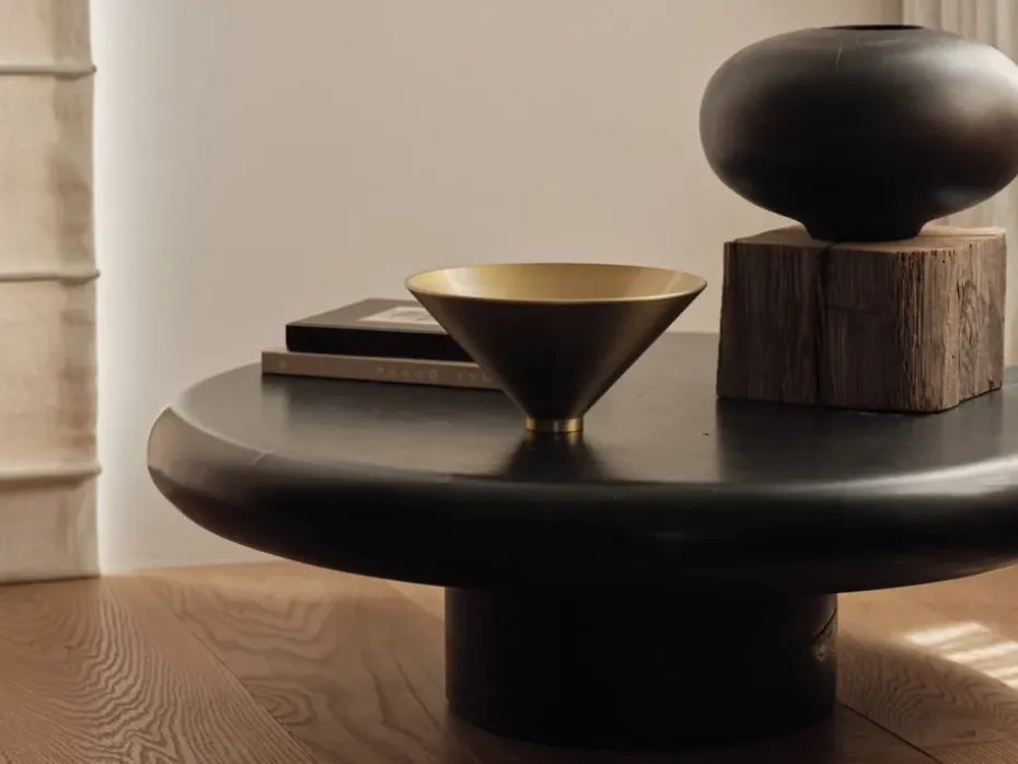 Jarrón Surround 17,5 cm, Madera de mango