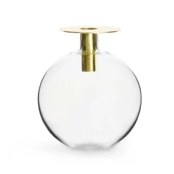 Jarrón Top, color dorado