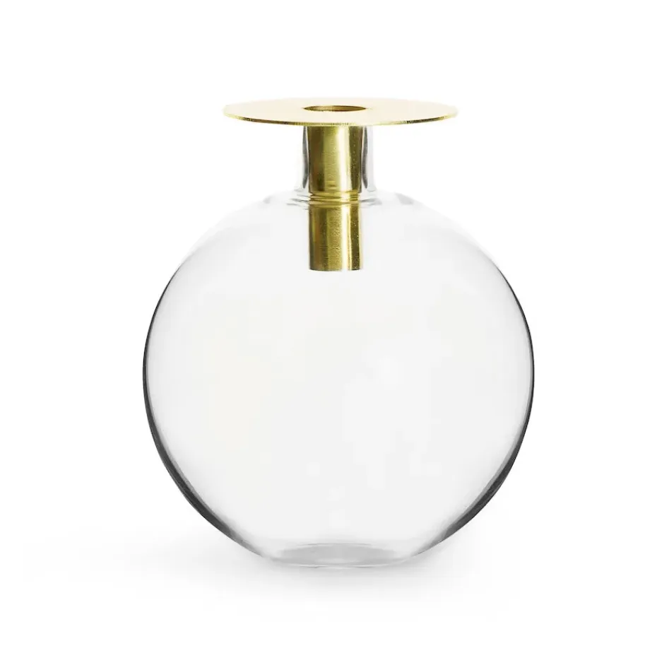 Jarrón Top, color dorado