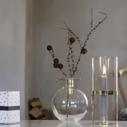 Jarrón Top, color dorado