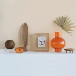 Jarrón Tummy A 24 cm, Orange rust
