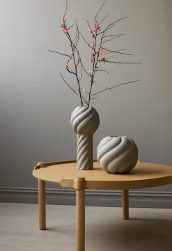 Jarrón Twist pillar 34 cm, Sand