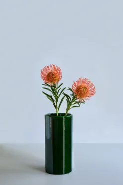 Jarrón vidriado Romeo Ø12 cm, Green