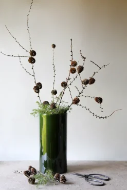 Jarrón vidriado Romeo Ø12 cm, Green