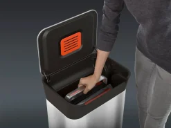 Joseph Joseph Titan compactador de basura pedal 30 L, Stainless steel