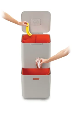 Joseph Joseph Totem Max cubo de basura 60 L, Stone