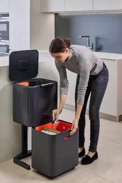 Joseph Joseph Totem Max cubo de basura 60 L, Graphite