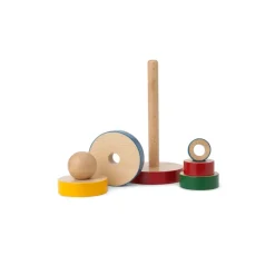 Juguete madera Kay Bojesen pyramid tower, Multi