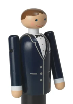 Kay Bojesen novio, Azul-negro-blanco, 12 cm