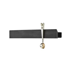 Listón magnético Flex Rail 40 cm, roble teñido de negro-negro