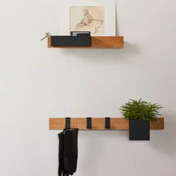 Listón magnético Flex Rail 40 cm, roble-negro