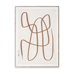 Lámina Different Ways marrón, 30x40 cm