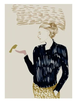 Lámina Hello, 50x70 cm