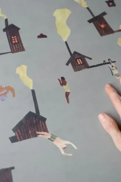 Lámina Sauna, 50x50 cm