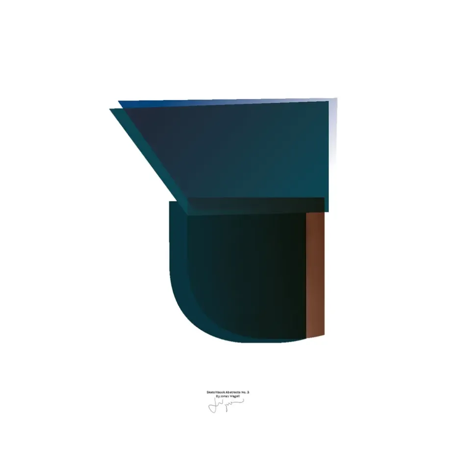 Lámina Sketchbook Abstract 03, 30x40 cm