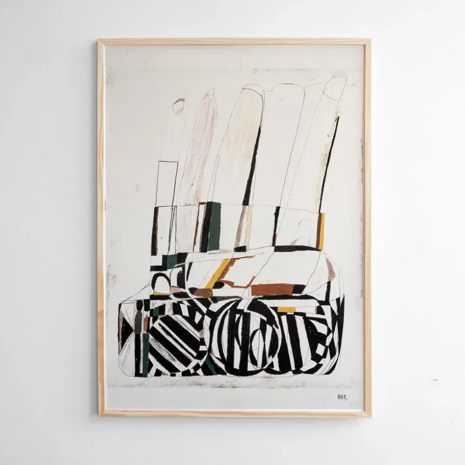 Lámina Takes time to pass 70x100 cm, Multi