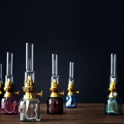 Lámpara de parafina Koholmen, marrón