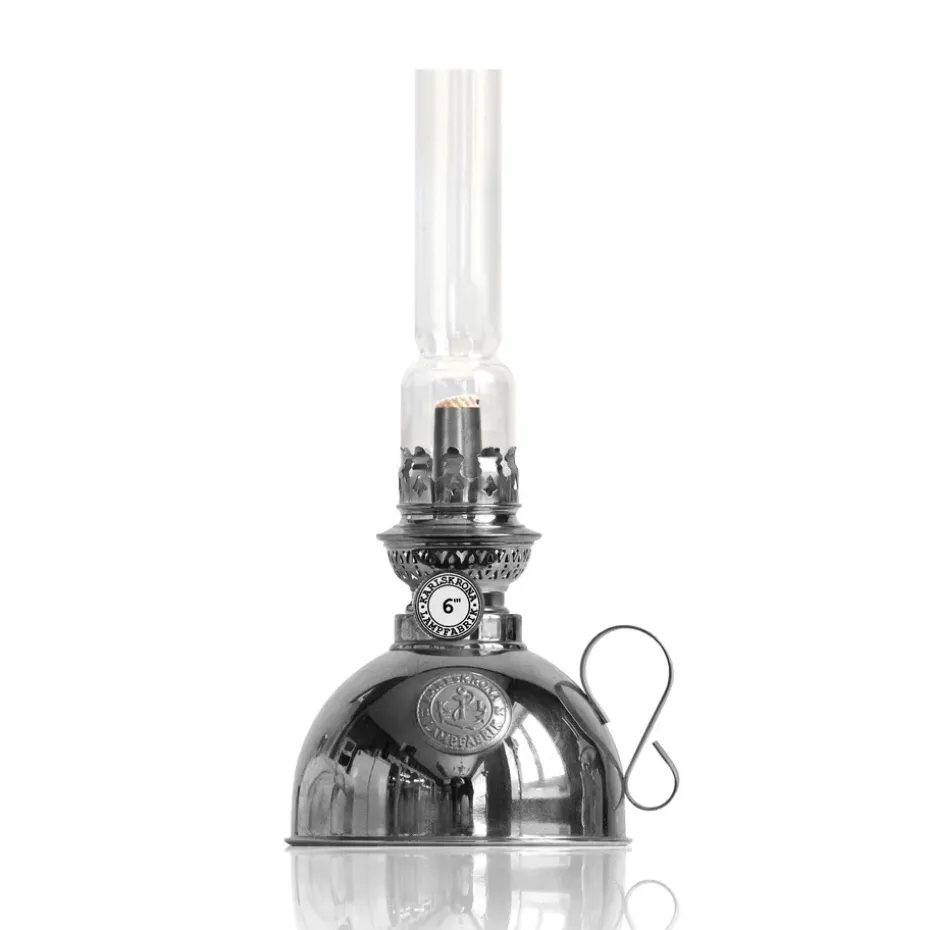Lámpara de parafina Nattlampan, níquel