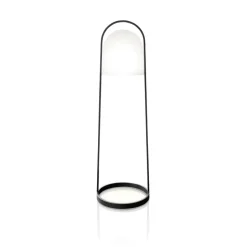 Lámpara solar SunLight 100 cm, Blanco-negro