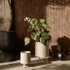 Maceta Bau large Ø28 cm, Cashmere