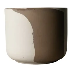 Maceta Calm Ø23 cm, Beige-brown