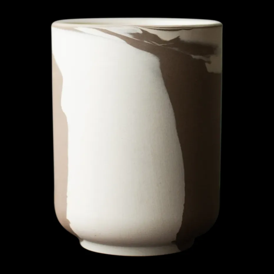 Maceta Calm S, Marrón-Beige