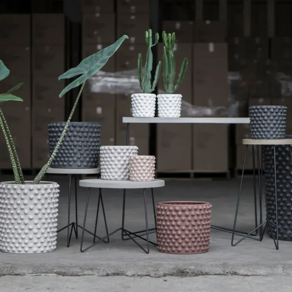 Maceta Cloudy, gris oscuro, Mediana, ø 30 cm