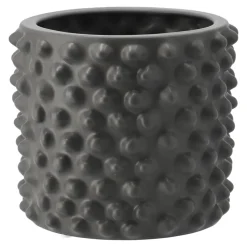 Maceta Cloudy, gris oscuro, pequeña, Ø 21 cm