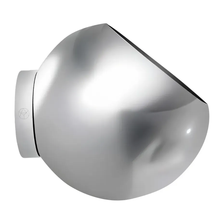 Maceta de pared Globe Ø17 cm, Plata