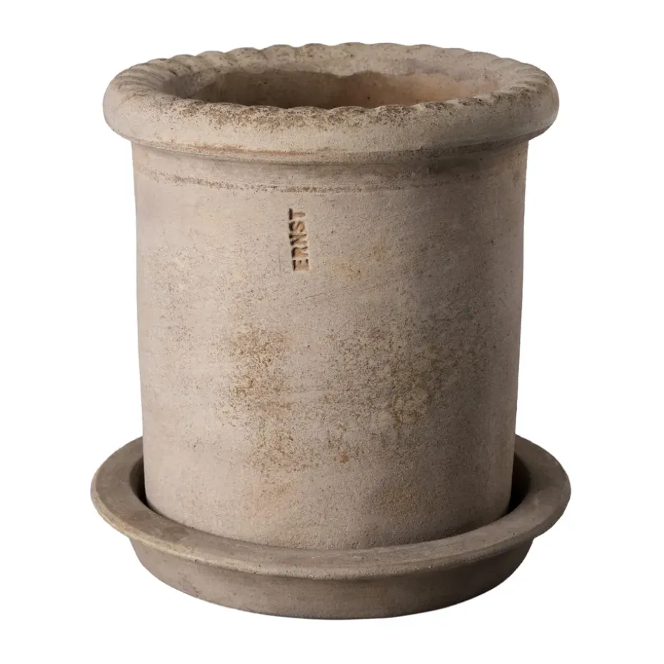 Maceta de terracota Ernst con plato, Ø16×16 cm
