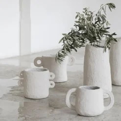 Maceta Earth Ø 18 cm, Beige