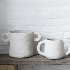 Maceta Earth Ø 22 cm, Beige