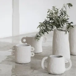 Maceta Earth Ø 22 cm, Beige