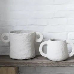 Maceta Earth Ø 14 cm, Beige