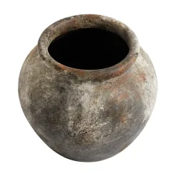 Maceta Echo Ø30 cm h25 cm, óxido-gris